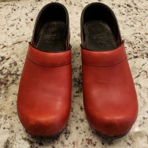Dansko Professional Red Clogs.